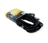 PD Connex CX09-5 Combi IEC Male/Female Power & 3-Pin DMX Cable - 5m