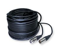 PD Connex CX100-30 DMX Lighting Cable 3-Pin XLR Male to Female Lead, Professional Shielded DMX Cable, Flexible Wiring with Cable Tie for DJ & Stage Use, 30 Metres