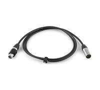 PD Connex CX109-1 Outdoor IP65 5-Pin DMX Lighting Cable - 1.5m | 120 ohm, metal connectors, flexible jacket, close-fixture and controller patching