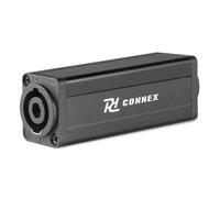 PD Connex CX26 NL4 Coupler, Speaker Cable Connector with Quick Twist-Locking System, Durable Aluminium Housing, M10 Truss Mount, Robust Compact Adapter for Professional Audio Setups