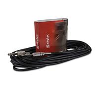 PD Connex CX29-10 Professional Speaker Cable 6.35mm Male Mono Jack to Jack - Durable Audio Lead for DJ, PA & Amplifiers - Shielded Speaker Leads, Flexible 10m Length, Metal Connectors, Black