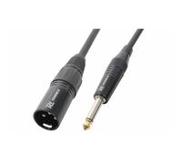 PD Connex CX38-3 Professional Audio Cable 3m - XLR Male to 6.35mm Mono Jack for Microphones, Instruments, DJ Equipment, Studio & Stage Applications
