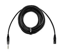 PD Connex CX44-12 XLR to Jack Cable 12m, Balanced 6.3mm Stereo TRS Male Connector, Durable Shielded Audio Lead for Professional Studio Recording and Live Performance