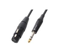 PD Connex Female XLR to 6.3mm Jack Cable 1.5m High Quality DJ Studio
