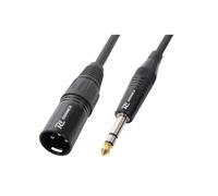 PD Connex Male Balanced XLR to 6.3mm Stereo Jack Lead Cable 3.0m