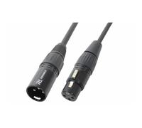PD Connex Male to Female XLR Microphone Cable 20m - Balanced Professional Signal Lead for Studio Audio, PA Systems, Live Stage, Mobile DJ and Recording Connections
