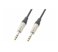 PD Connex Professional 6.3mm Stereo Jack to Jack Cable 1.5m - Durable Metal Connectors for Clear Audio, Ideal for PA Systems, Live Performance, Studio Use
