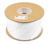 Power Dynamics PD Connex RX12W Double Insulated Speaker Cable 2x 1.5mm - 2-Core Heavy Duty 100m White