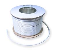 PD Connex RX28 2 Core 1.5mm² Speaker Wire Cable Reel - White 100m | Figure-8 jacket, polarity line indicator, banana/spade/binding post compatible