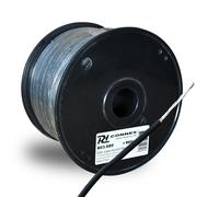 PD Connex RX52 DMX Signal Cable Reel 100m - Professional 4mm Black XLR