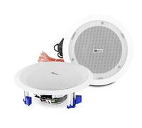 PD CSBT65 6.5" Active Bluetooth Ceiling Speakers, Wireless 2-Way Design with Built-In Amplifier, Easy-Install Ceiling Mount for Home Audio Streaming