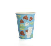 PD Outlet Emoji Poo Disposable Table Decorations - Fun and Festive Party Supplies - Perfect for Birthdays and Celebrations (16 Cups)