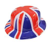 PD Outlet Union Jack Bowler Hats Adult Fancy Dress Costume Perfect for British Jubilee Celebrations Wholesale Available (1)