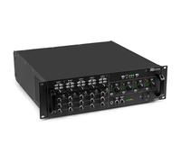 PD PAM2004 4 Zone Matrix Amplifier, 4x 200W, Bluetooth, 100V Line | Matrix mixer amp, Zonal volume control, priority mic inputs, line inputs, adjustable master bass/treble eq, limiter potection