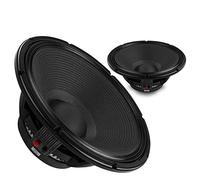 PD PD18C 18" PA Woofer Driver Pair with Ferrite Magnet, Aluminium Basket & Copper Voice Coil - 2000W Max, 1000W RMS, 8 Ohm Speaker for DJ & Professional Audio Systems