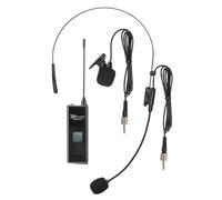 PD PD520BP Bodypack Microphone with Wireless Headset & Lapel Microphones for PD52 Series, 100 UHF Channels, Rechargeable Battery, Low-Power Indicator, Bodypack & Wireless Headset Microphone System