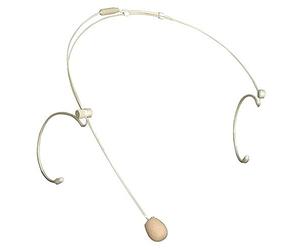 PD PDH4 Wireless Headset Microphone - Lightweight Omnidirectional Electret Headworn Mic, Smooth Ear-Hang Design, Mini Jack Connector, Ideal for Speech, Vocals & Stage Performance, Skin Colour