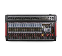 PD PDM-T1604 16-Channel Professional PA Mixer with Bluetooth, USB Interface, DSP Multi-Effects and Phantom Power for Live Sound, Studio Recording, Mixing Desk for Bands & Events