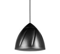 PD PDS50B 6.5” 40W pendant speaker, commercial 100V line & 8 ohm, hanging installation loudspeaker for home audio, restaurants, shops, black, strong bass, wide angle, PA background music
