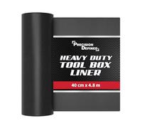 PD Tool Box Liner Professional Grade, 16" x 16 ft (40cm x 4.8m), Black | Non Slip Matting Roll, Tool Box Drawer Liner for Tool Drawer and Tool Cabinets, Toolbox Liners, Anti Slip Mat Roll