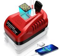 PD100W for Einhell 18V USB Battery Charger, with Type C Mobile Phone Charger Power Sources Adapter for Einhel, Can Charge Battery for PXBP-300 PXBP-600