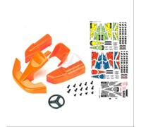 PD7376-O Thunder Tiger Car Body Set Orange 6570 Tra ^