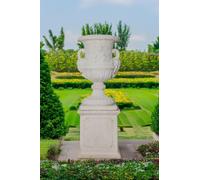 PDA Giant Gr esign Stone cast Vase with Column