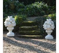 PDA Pair Of Large Fruit Vase Pillar Tops