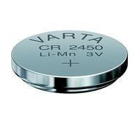PDA-Punkt Electronics Varta Professional Battery / Type: 6450/ CR2450 / Voltage: 3V / Size: 5.0 mm / Diameter: 24.5 mm / Blister Packaging