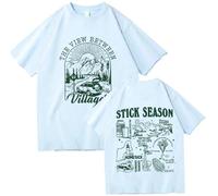 Pdaidou T Shirt Women's Men's Fashion Casual Short Sleeve Singer No-ah Cartoon Print Ka-han Sweatshirt Summer Cotton T-Shirt-Blue||xx_l