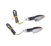 PDANBD Motorbike turn signals indicator lights 2 Pcs Universal 14 LED Lights 12V Motorcycle Flashing Turn Signal Rear Indicator Tail Light Light For