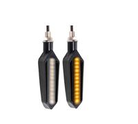 PDANBD Motorbike turn signals indicator lights 24 LED Motorcycle Turn Signal Lights Flowing DRL Indicator Blinker Light Moto Tail Brake Lamp Motorcycle Turn Signal