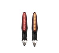 PDANBD Motorbike turn signals indicator lights 24led Motorcycle LED Turn Signal Lights Flowing Indicators Front Rear Light Flasher Blinker Motorcycle Turn Signal