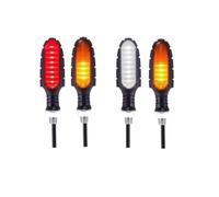 PDANBD Motorbike turn signals indicator lights 4PCS 16LED Motorcycle Turn Signal Lights DRL Flasher Motorbike Indicator Blinker Moto Tail Brake Warning LampDC 12V