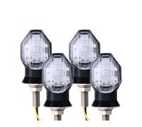 PDANBD Motorbike turn signals indicator lights 8mm Universal Motorcycle LED Turn Signal Indicator Flasher Light Blinker Clignotant Moto For For 12V