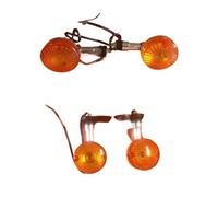 PDANBD Motorbike turn signals indicator lights Motorcycle Parts Front & Rear Turn Signal Indicator Warning Light For 250cc GN250 GN 250 Motorbike Turning Indicators Tur