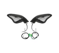 PDANBD Motorbike turn signals indicator lights Motorcycle Rearview Mirror With Turn Signal LED Mirror For 848 1098 1098S 1098R 1198 1198S 1198R Turn Signals Lights