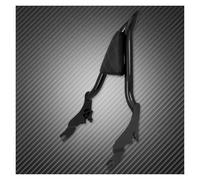 PDANBD Motorcycle passenger Backrest Motorcycle 16 Inch Detachable Rear Passenger Backrest Sissy Bar Black For For Touring For Road King Street Electra Glide 09-2023