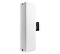Power Dynamics PD PDCS403A Active Column Installation Speaker, 260W Wall Mounted Public Address System with Built-in Amplifier, High-Fidelity Sound & Wide Dispersion for Commercial Use, White