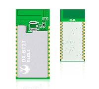 PDDAXLQUE DX-BT27 420m long distance UART transmission Bluetooth module 10kb/s AT commands BLE5.1 DA14531+PA Amplifiers small size (DX-BT27)