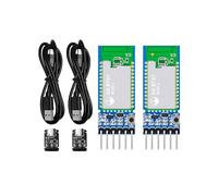 PDDAXLQUE DX-BT27-SET 420m long distance Developer Set Bluetooth module UART transmission 10kb/s AT commands BLE5.1 DA14531+PA Amplifiers (DX-BT27 Master+Slave SET)