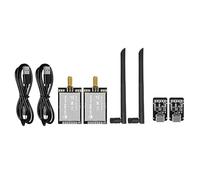 PDDAXLQUE DX-LR03 868Mhz 915Mhz RF LORA Module 10KM Long Range Communication 30dbm Transmission Power ASR6601 Uart Serial Port at Command LoRa Module (LR03-868/915Mhz Set)