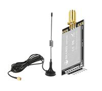 PDDAXLQUE DX-LR03 868Mhz 915Mhz RF LORA Module 10KM Long Range Communication 30dbm Transmission Power ASR6601 Uart Serial Port at Command LoRa Module (LR03-868/915Mhz Base Antenna)