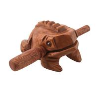 Pderlous 1 Piece Frog Tone Block Toys Wooden Lucky Frog Toy Carved Croaking Wood Percussion Musical Sound