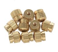 Pderlous 10Pcs Tenor Horn Key Button Piston Value Cap Screws for Trumpet Tenor Horn Cornet Tuba Accessories
