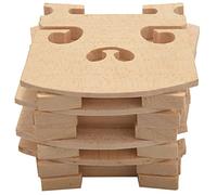Pderlous 10PCS Type Maple Violin Bridge For 1/8 & 1/4 & 1/2 & 3/4 & 4/4 Violin Bridges Violin Parts Stringed Instruments