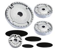 Pderlous 1Set Cooker Hat Set Stove Lid Upgraded Oven Gas Hob Burner Crown Flame Cap Gas Burner Flame Cap Fits Most Gas Stove Burners