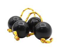 Pderlous 2 Pairs Aslatua African Shaker Aslatuas Rhythm Balls Aslatuas Instrument Rhythmic Ball