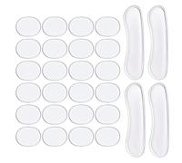 Pderlous 28 Pieces Drum Dampers Gel Pads Silencer Silicone Drum 3 Colors Damping Pads Drum Mute Pads for Drums Tone Control