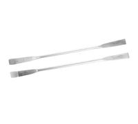 Pderlous 2Pcs 125mm Length Double Lab Instruments Stainless Steel Sampling Spatula